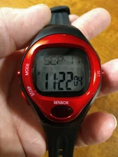 Fitness Alarm Chronograph watch, running with new battery N