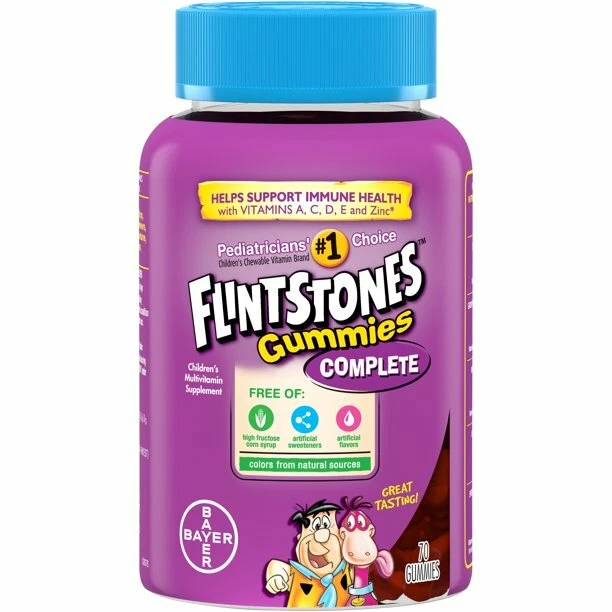 Flintstones Children's Complete Multivitamin Supplement Gummies 70 Count - Image 2 of 4