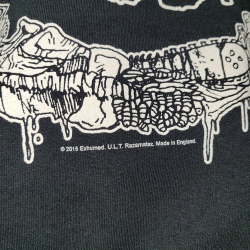 Camiseta Exhumada Talla XL Platters Of Splatter Death Metal Grind - Imagen 8 de 12
