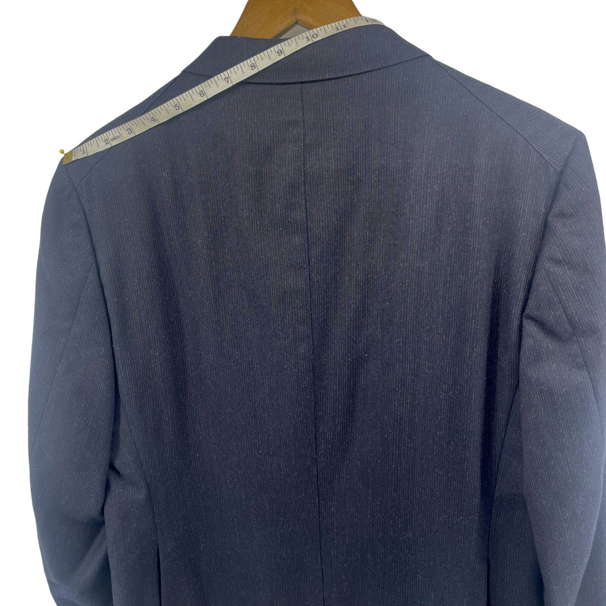 Givenchy Jacket Men 40 Navy Pinstripe Wool Sport Coat