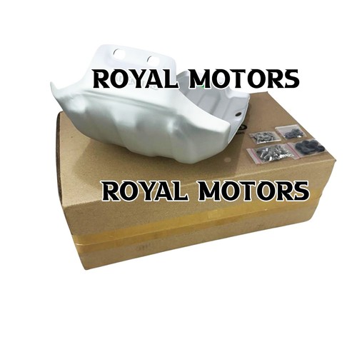 SUMP GUARD, SILVER Fit For Royal Enfield New Himalayan 450 - Express Shipping - Picture 2 of 14