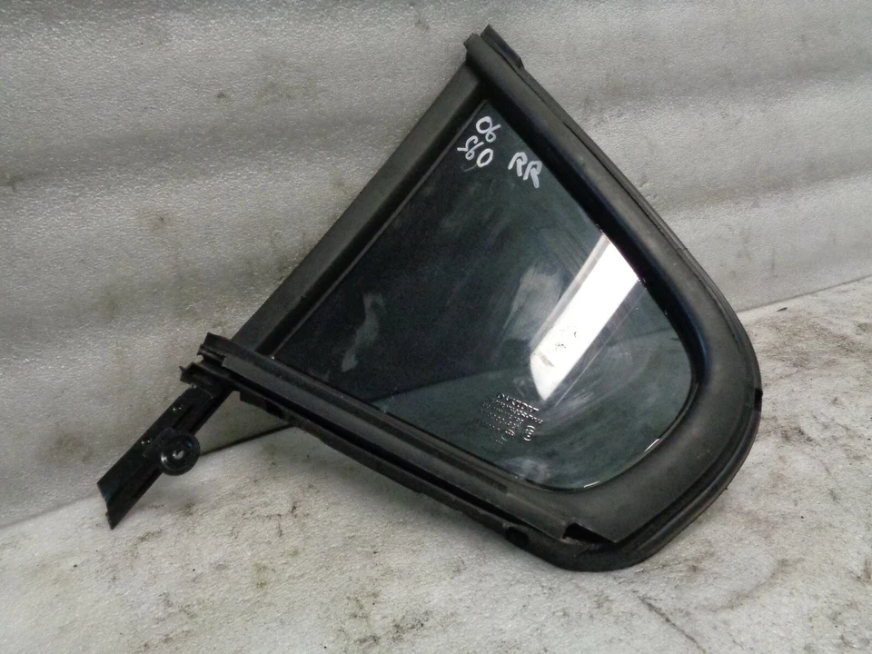 Volvo S60 2001-2009 puerta trasera derecha pasajero ventana ventilación vidrio OEM DK909165 Foto 4 de 4