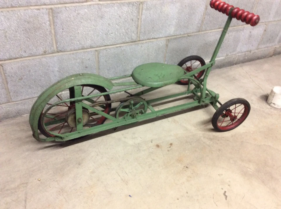 OFERTA - Scooter de correo irlandés vintage/antiguo - Transmisión por correa - Funciona - Original Foto 3 de 4