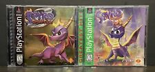 Spyro the Dragon Greatest Hits & Spyro 2 Ripto's Rage Foil (PS1 PlayStation 1)