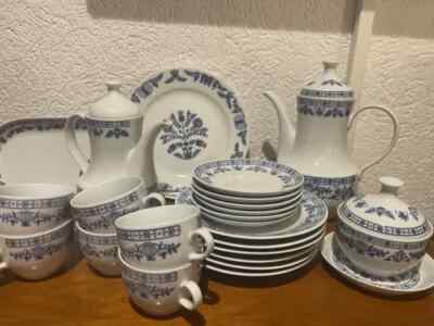 Kaffeeservice Kahla Zwiebelmuster Teeservice echt Kobalt Teeservice WIE NEU!