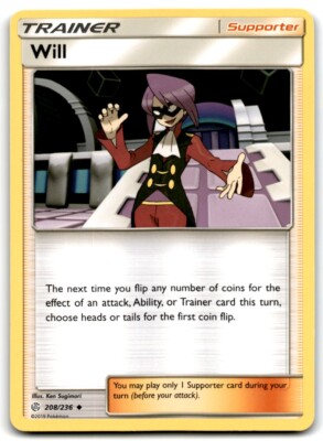 2019 Sun & Moon - Cosmic Eclipse Will nm Null/Uncommon #208