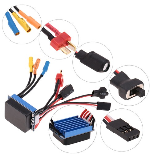 US STOCK KingVal 2435 Sensorless Brushless Motor + 25A ESC for 1/16 1/18 RC Car - Picture 7 of 13