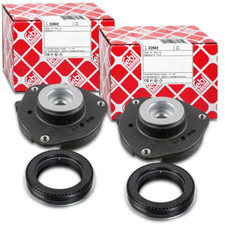 2x FEBI DOMLAGER FEDERBEINLAGER VORNE VW GOLF 5 6 PASSAT B7 TOURAN AUDI A3 TT Q3