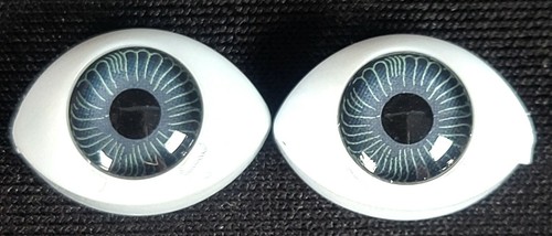 Acrylic Eyes for Doll Making Tallinas Vintage Hollow Back Oval Free Ship from US - Picture 9 of 12