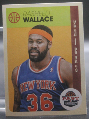 Rasheed Wallace (Knicks/North Carolina) 2012-2013 Panini Past and