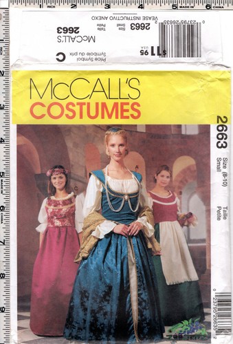 CHOICE: McCall's Costumes Sewing Patterns Renaissance Halloween Theater - 第 12/67 張圖片