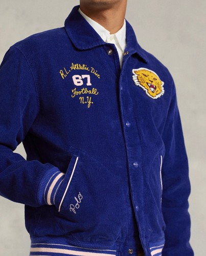 Polo Ralph Lauren Cord Uni-inspirierte Jacke - blau - XXL - UVP £500 - Bild 20 von 24