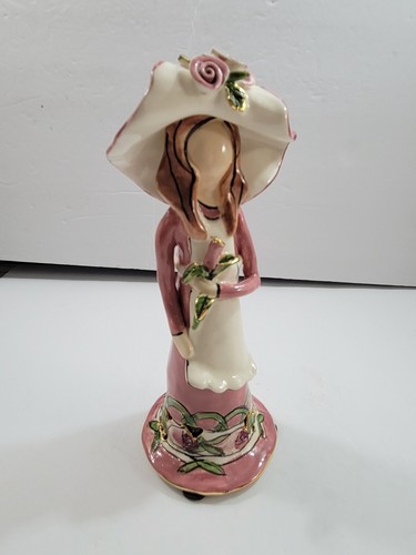 Blue Sky Clayworks Pink Lady Coral Figurine 8" 2002 Signed Heather Goldminc - Picture 8 of 17