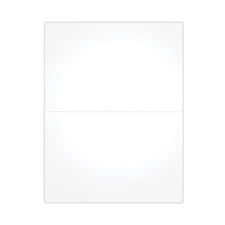 Cardinal Brands BLW2Q Blank Cut Sheets For W-2 Or 1099 Tax Forms, 2-up Style,
