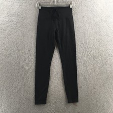 PINK Victorias Secret Ultimate Leggings Womens S actual 25x25.5 Black Mid Rise