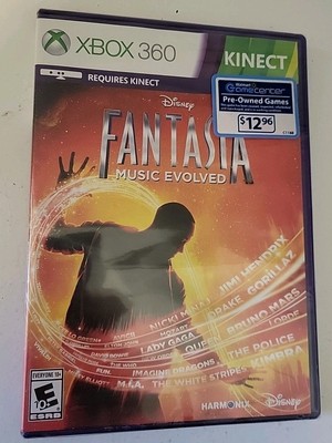 Disney's Fantasia ~ Music Evolved Microsoft XBox 360 Game COMPLETE RE-SEALED