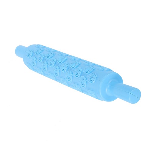 (No. 15 Rose)Patterned Rolling Pin Cookie Rolling Pins Embossed Rolling Pin - Picture 11 of 12