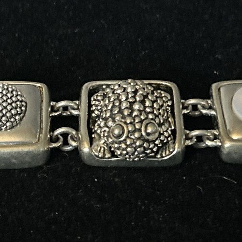 Vintage Cabot Armband Schildkröte Schildkröte Maritim Ozean Sea Life Schmuck silberfarben - Bild 10 von 11