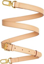 Vachetta Leather purse strap Genuine Leather Adjustable Replacement Strap for