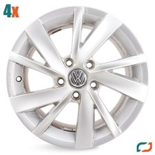 4x Original VW Golf 8 Gavia Alufelgen Felgen 5H0071496 16 Zoll 6,5x16 ET46