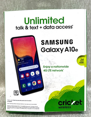 Samsung Galaxy A10e Cricket Wireless New