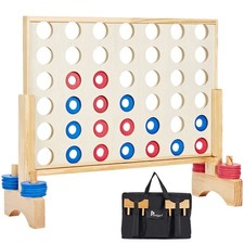 Giant 4 in a Row Game - Outdoor Jumbo Yard Fun for Families Parties