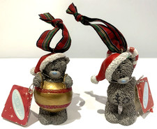 Me to You B&auml;r Weihnachtsbaum H&auml;ngedeko Figur GOLDKUGEL Herz Kerze