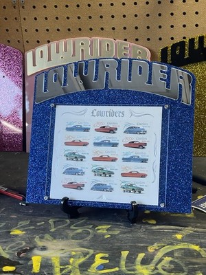 1 Custom Framed 2026 UNITED STATES POSTAL SERVICE LOWRIDER STAMPS