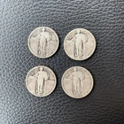 Standing Liberty Quarters 90% Silver , 4 Coin 1926 - P,D,S & 1927 p