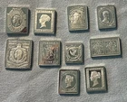 Silver! 10 Eurpean Swiss Italy Sterling Silver Postage Stamp Coinage ReStrikes