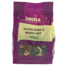 Suma Super Seed And Berry Mix - Sunflower,Pumpkin,Goji,Blue 125g 41.04 per kilo