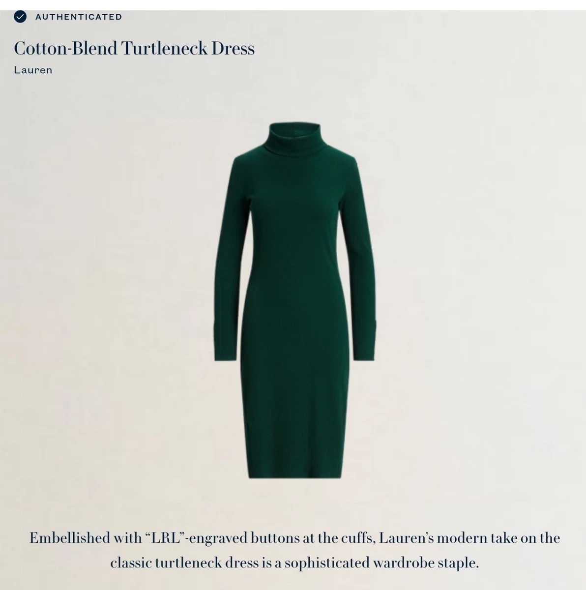 slim fit dress slacks Turtleneck Dress main image 0