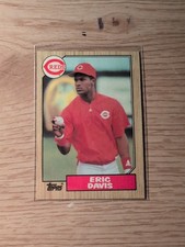 1987 TOPPS # 412 ERIC DAVIS   BASEBALL CARD