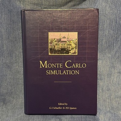 Monte Carlo Simulation HB Book By GI Schueller & PD Spanos Rare 2001 Balkema 