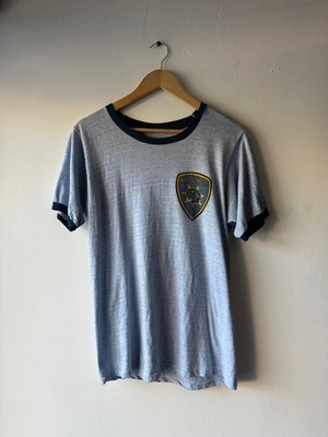 Vintage Headquarters Eureka 70s Ringer T-shirt USA MADE Large