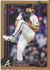 2025 Topps Series 2 - Spencer Strider /2025 Gold Parallel #579 Atlanta Braves