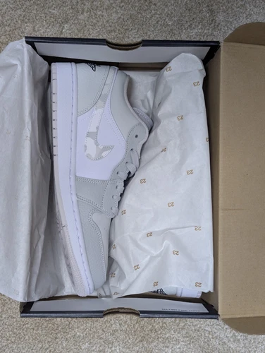 Jordan 1 basso bianco mimetico UK 9 US 10