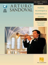 Arturo Sandoval Playing Techniques Vol 3 Trumpet Lessons Music Book Online Audio