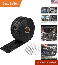 Stylish 2 X 16ft Carbon Fiber Exhaust Wrap - 1400f Heat Resistant Insulation Stylish 2 X 16ft Carbon Fiber Exhaust Wrap - 1400f Heat Resistant Insulation