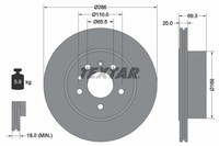 2Er-Set 2Er Set Bremsscheibe Textar 92144900 Opel 569100 Opel 569120