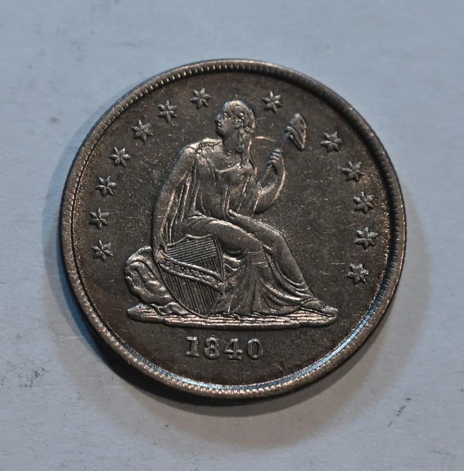 1840-O Cuarto Libertad Sentada SIN Cortinas Tipo 1 ¡¡¡Alto Grado!!!! Foto 3 de 4