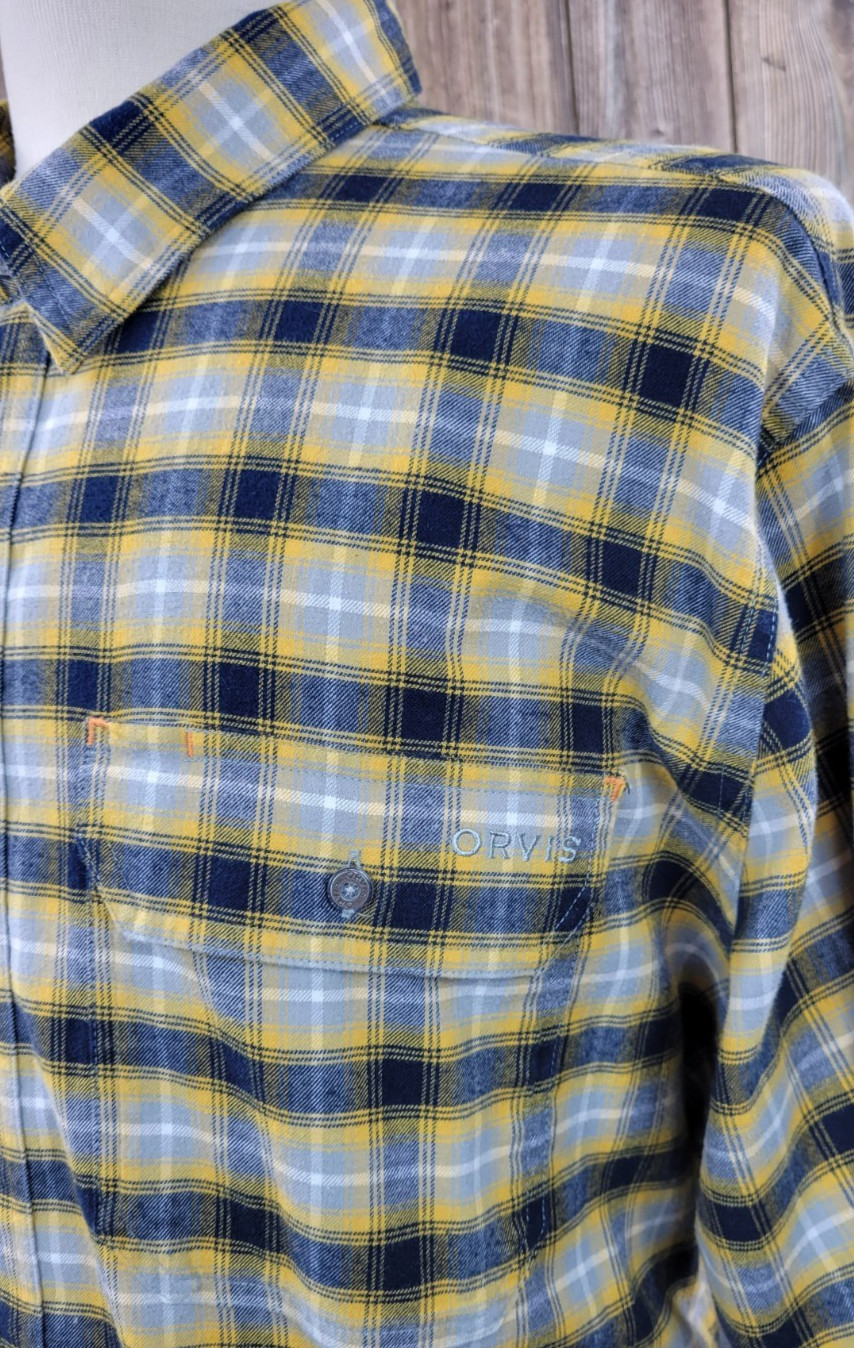 Orvis Active Fit Performance Tech Flannel Shirt P… - image 9