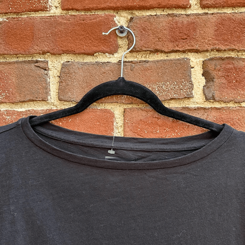 Eileen Fisher Boxy-Top mit Bateau-Ausschnitt schwarz Damen XXS neu ohne Etikett - Bild 4 von 9