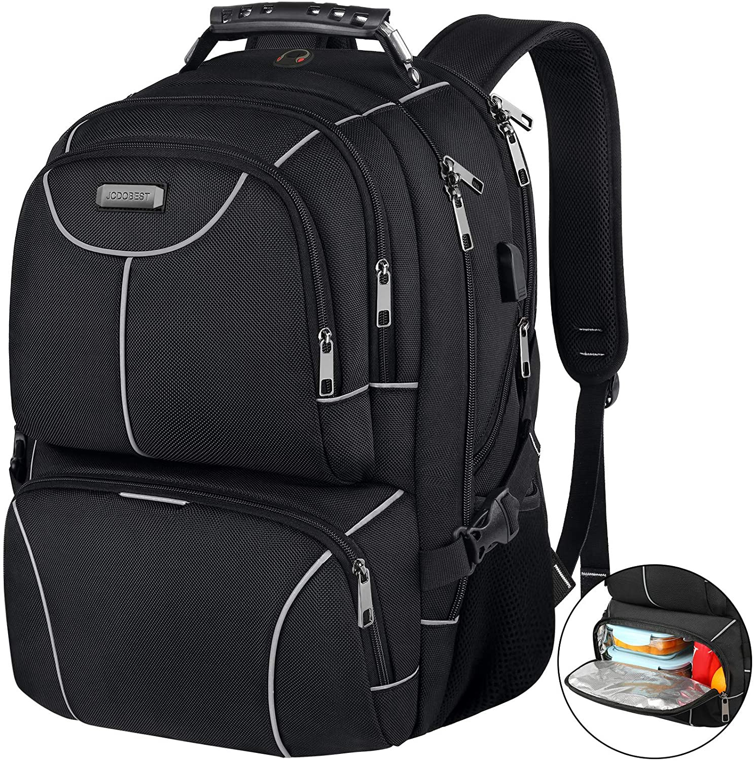 Lunch Box Backpack, Extra Large Travel Lapt