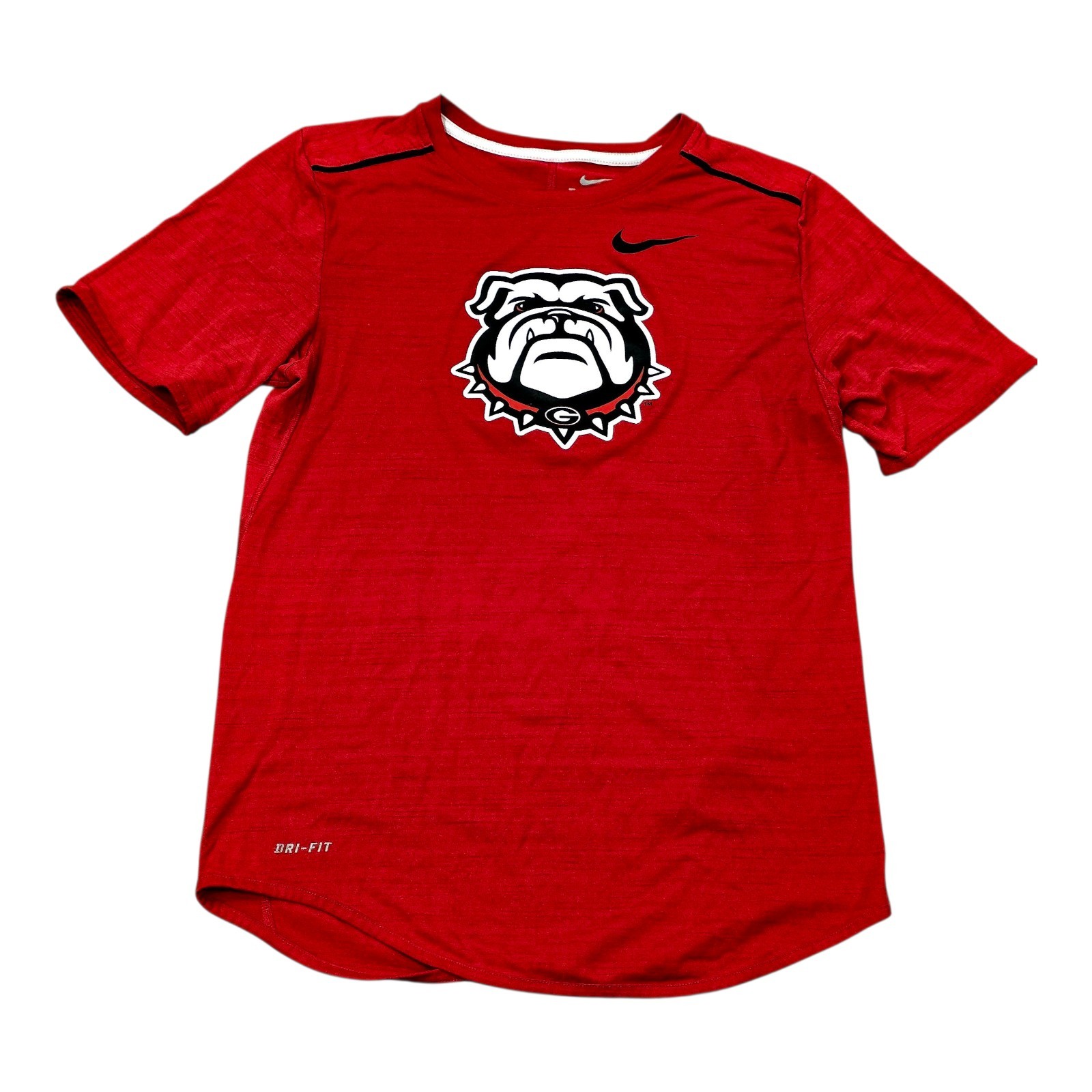 Men's Nike Georgia Bulldogs UGA Dri-Fit Team Issued Shirt Football Red Sz Small
