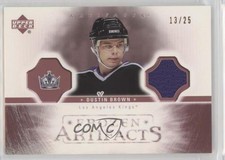2005-06 Upper Deck Artifacts Frozen Maroon 13/25 Dustin Brown #FA-DU 2d8