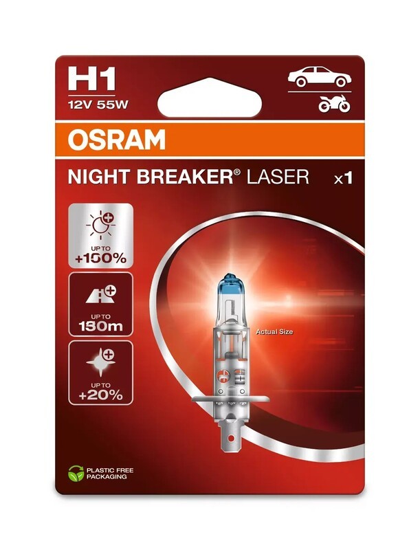 Ampoule OSRAM Night Breaker Laser H1 pour rouler sereinement la nuit en montagne