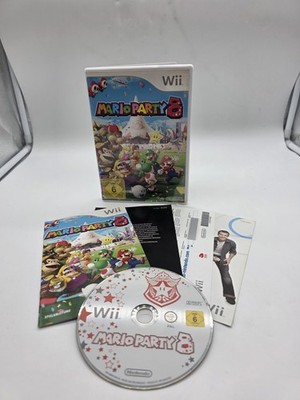 Mario Party 8 (Nintendo Wii) Cib Ovp Box **Code Geschlossen**