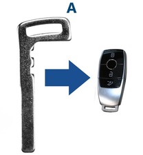 Not Schlüssel Rohling für Mercedes Benz C118 W213 S213 C213 A238 W247 W177 V167 Not Schlüssel Rohling für Mercedes Benz C118 W213 S213 C213 A238 W247 W177 V167