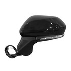 Unpainted Power Flat Driver Side Door Mirror Heated Signal 128-99621XL